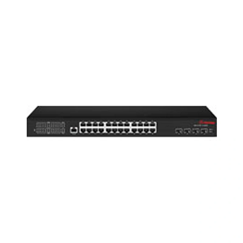 Неуправляемый 4-портовый 10G SFP 24-портовый 1G электрический коммутатор PoE