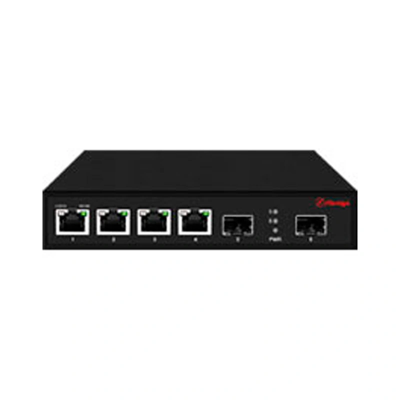 2-портовый 1000M SFP 4-портовый 1000M управляемый коммутатор Tx