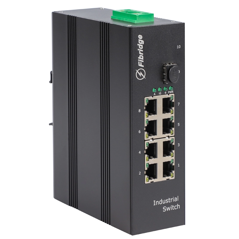 1-Port 1000M Fx 8-Port 1000M Tx конвертер средств