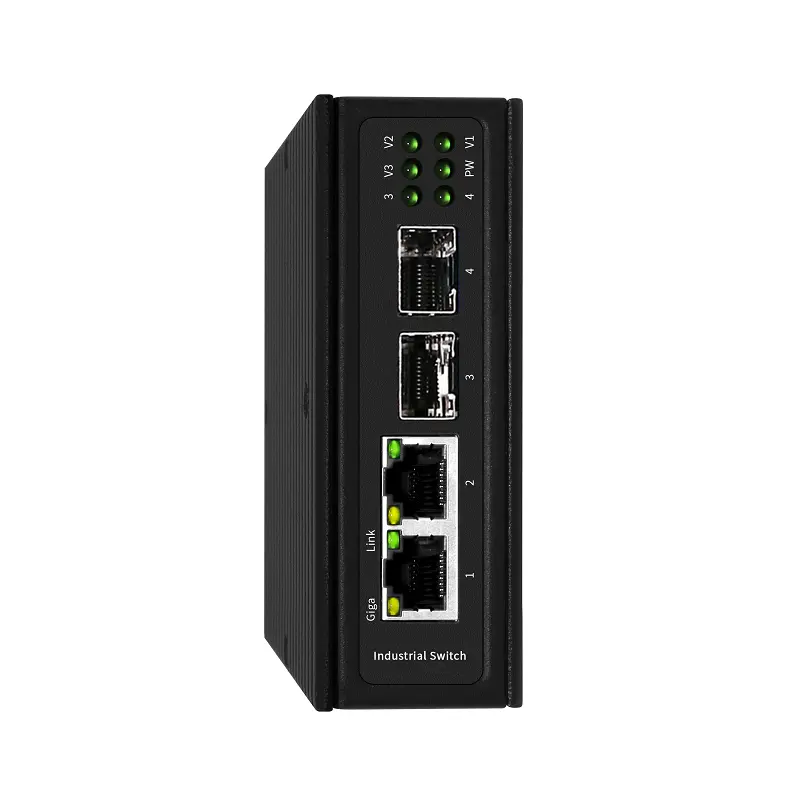 GE SFP 2 портов F6-5800-2GT2S неуправляемые и переключатель основания-Tx GE 2 портов промышленный