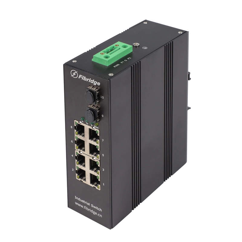 F6-5800-M8GTP2GS Управляемый DIN-RAIL L2 2 1000M Fx 8 1000M PoE Tx Промышленный коммутатор