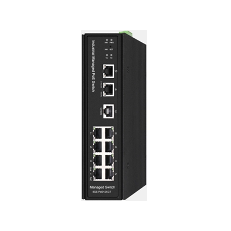 F6-5800-M8GT2XT Управляемый промышленный коммутатор 2 10G Base-Tx и 8 Giga Base-Tx