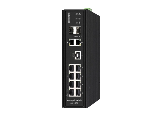 F6-5800-M2GT8GTP2XS Управляемый промышленный коммутатор 2*10G OPT и 2 * GE Tx и 8 Giga PoE