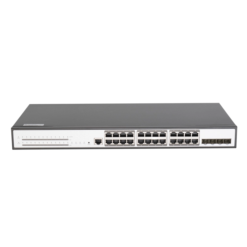 L3 Управляемый 4-портовый 10G SFP 24-портовый 1G Электрический коммутатор PoE