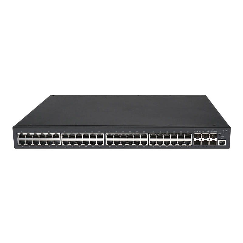 Управляемый L3 6-портовый 10G SFP 48-портовый 1G коммутатор PoE
